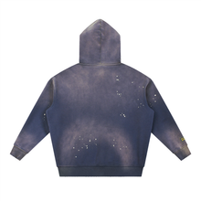 Load image into Gallery viewer, Vintage Washed Frayed Fleece Hoodie

