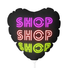 Load image into Gallery viewer, SHOP SHOP SHOP Balloons (Round and Heart-shaped), 11&quot;
